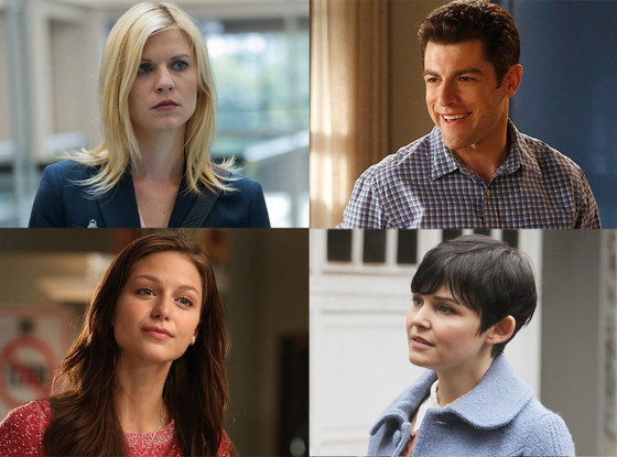 Claire Danes, Homeland Max Greenfield, New girl Ginnifer Goodwin, Once Upon a Time Melissa Benoist, Glee Claire Danes, Homeland Max Greenfield, New girl Ginnifer Goodwin, Once Upon a Time Melissa Benoist, Glee